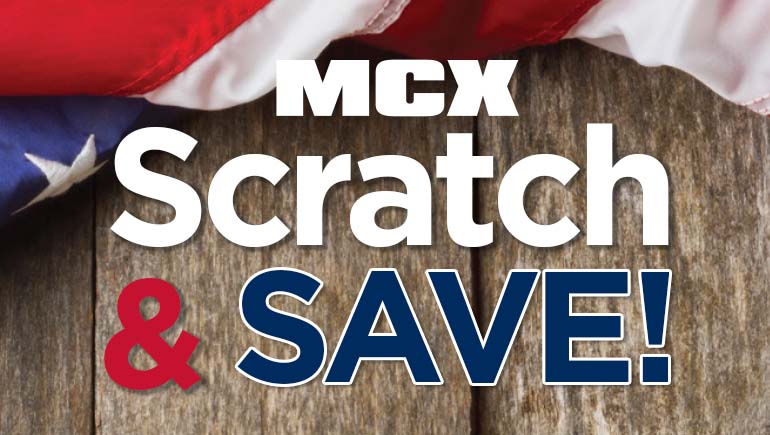 MCX: Scratch & Save