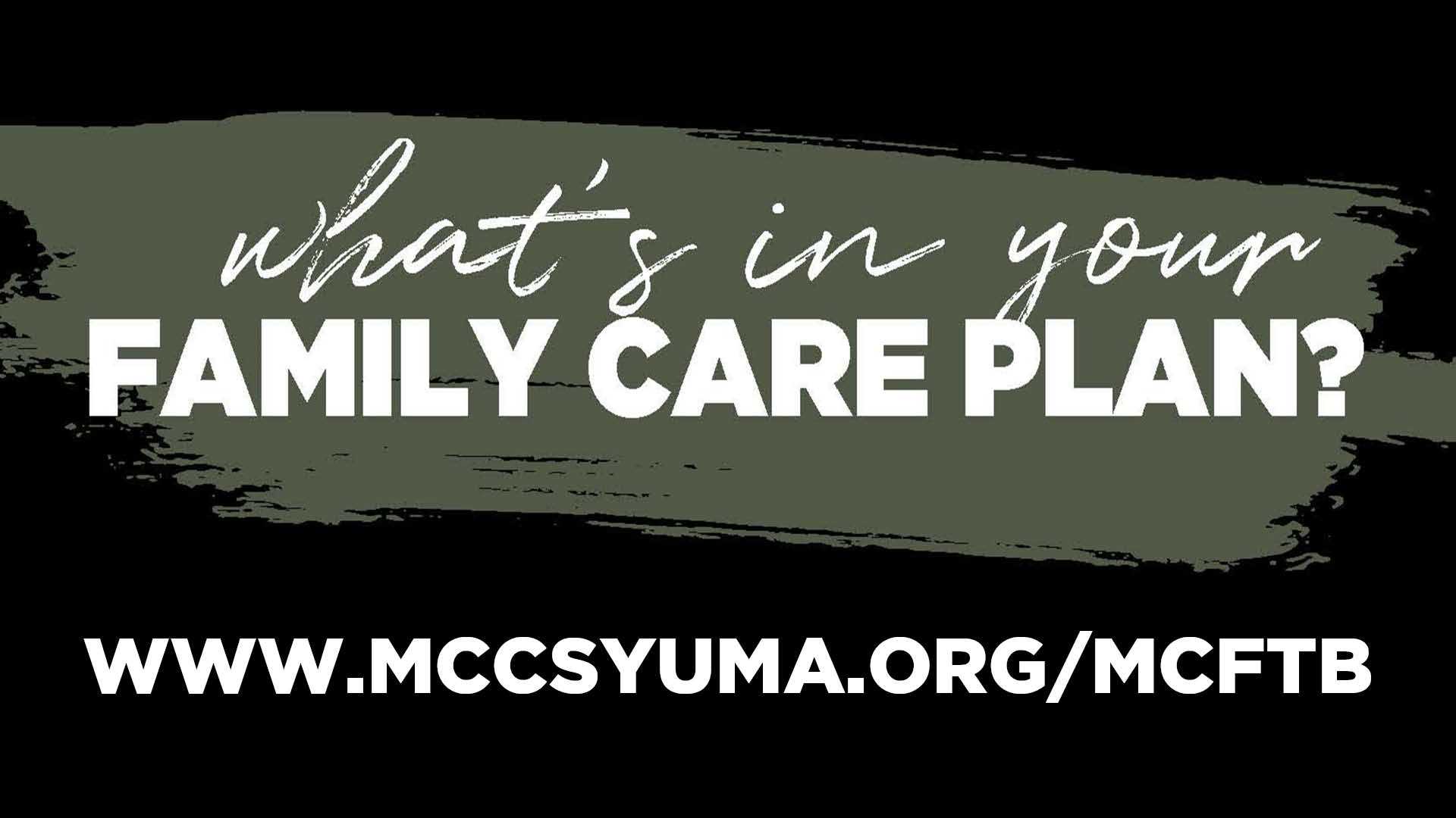 What's in Your Family Care Plan?