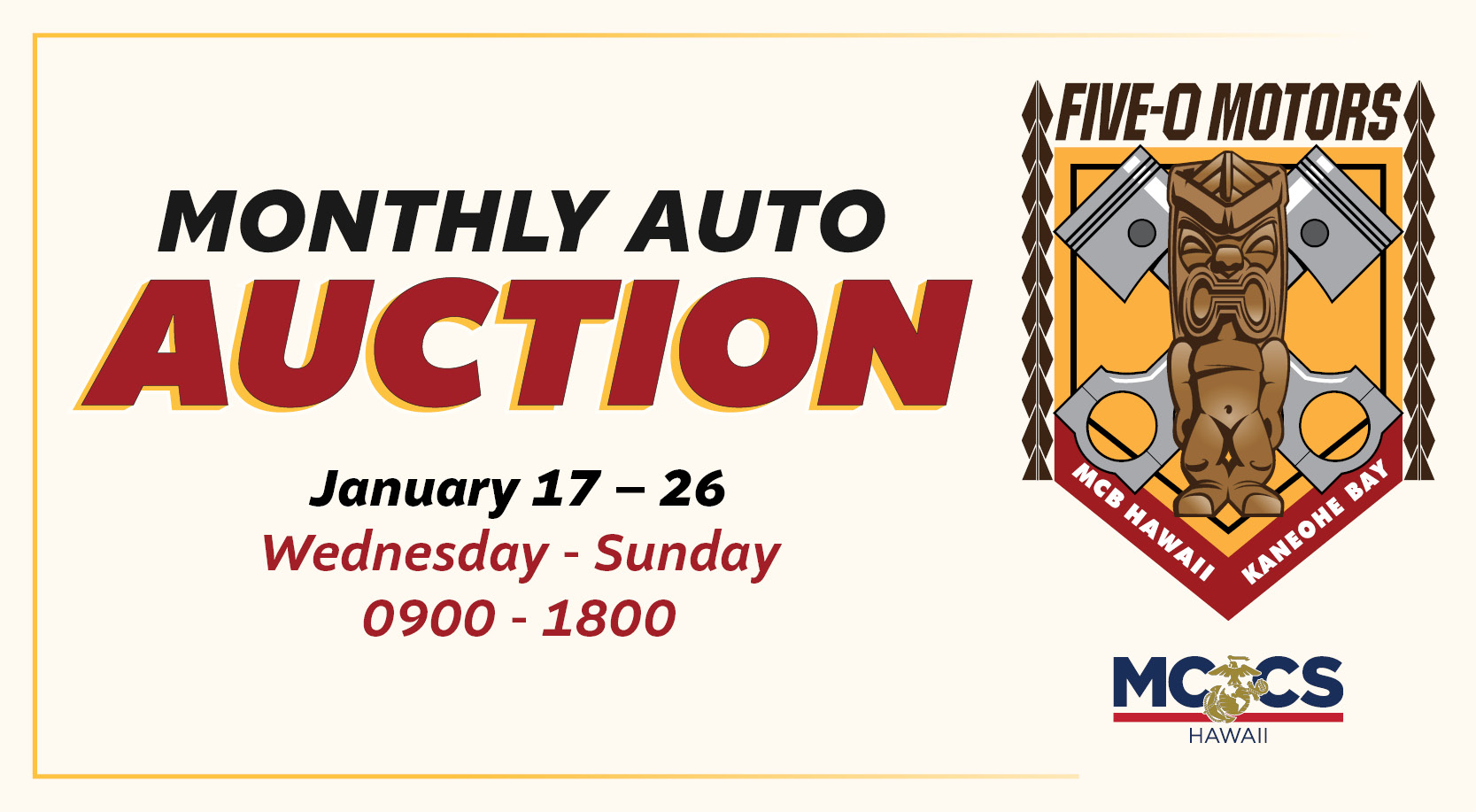 Monthly Auto Auction