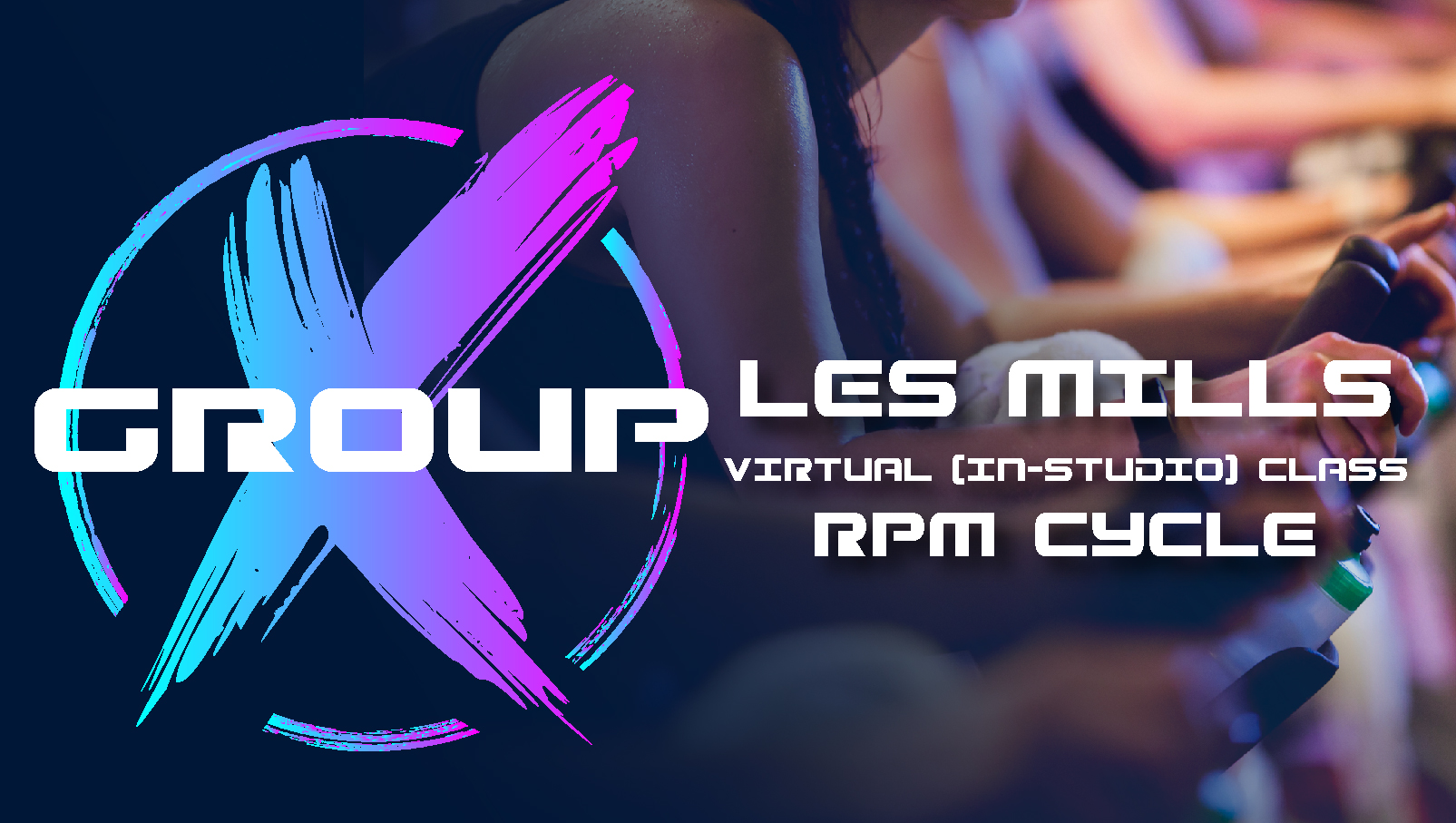 Group X: Les Mills Virtual (In-Studio) Class – RPM Cycle