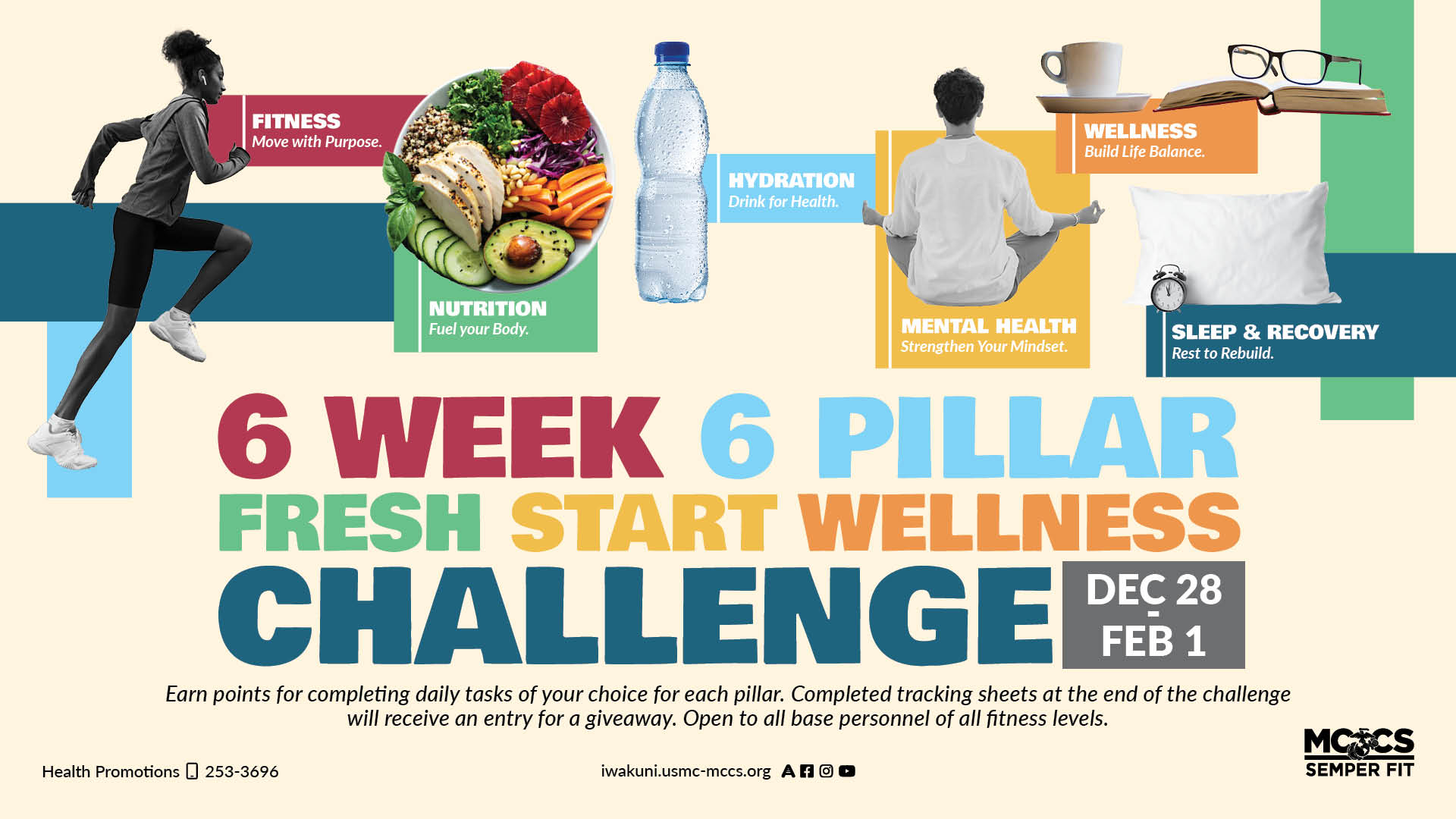 Fresh Start Wellness Challenge: 6 Pillars in 6 Weeks