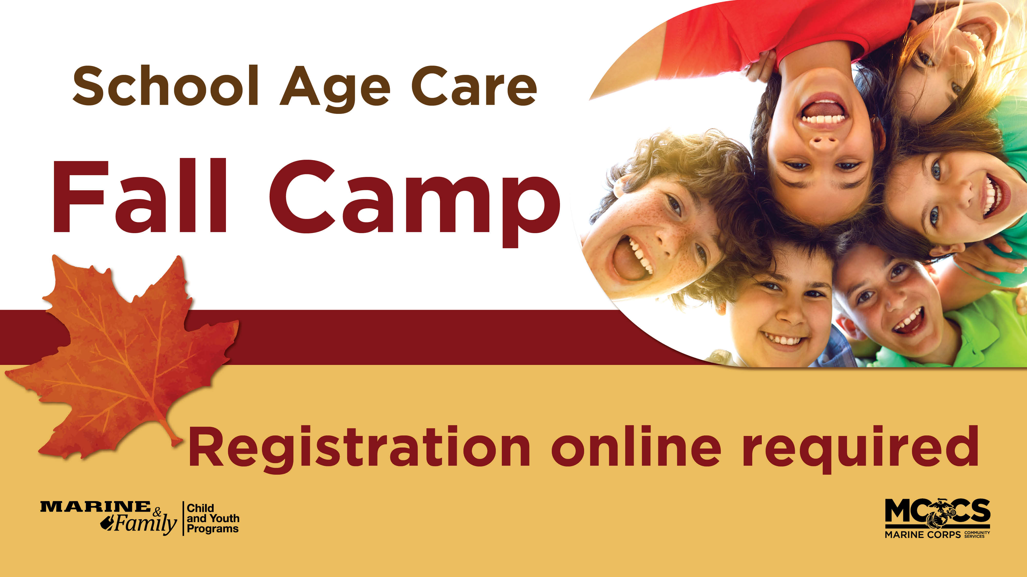 School Age Care: Fall Camp