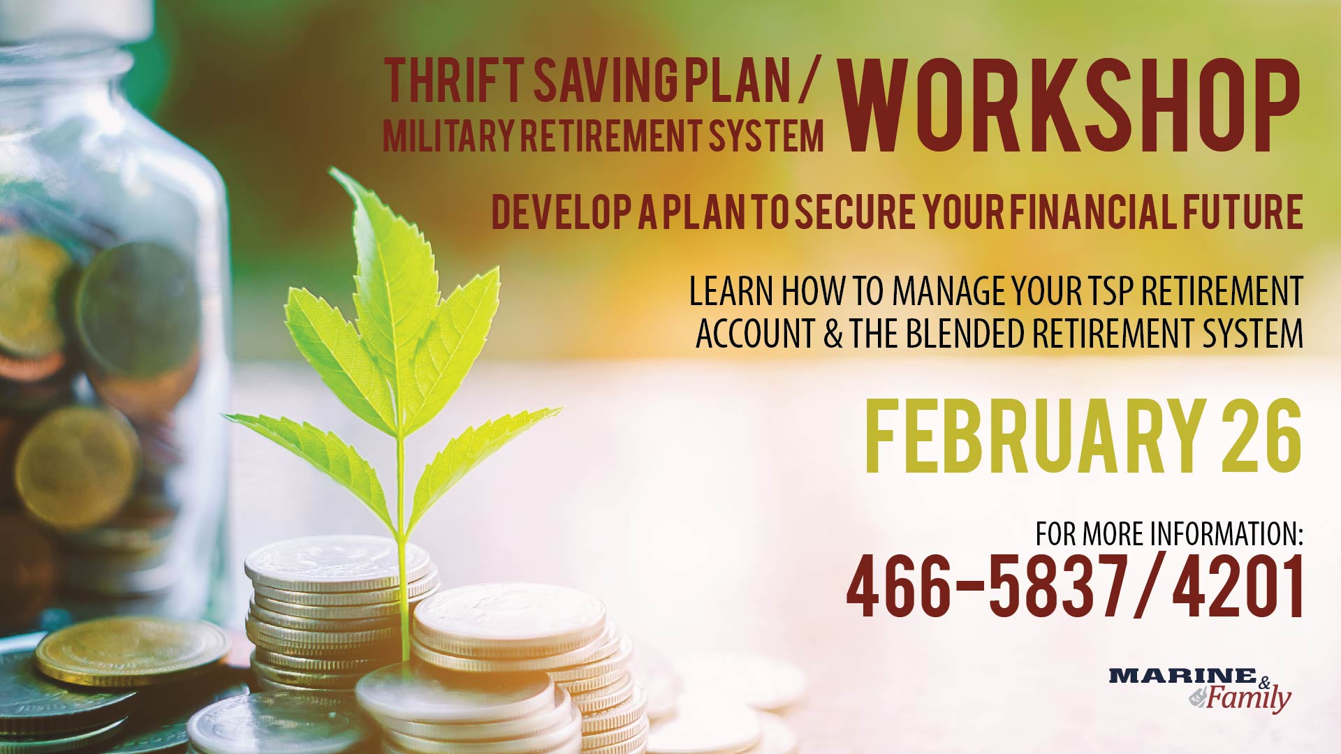 Thrift Saving Plan & Blended Retirement System