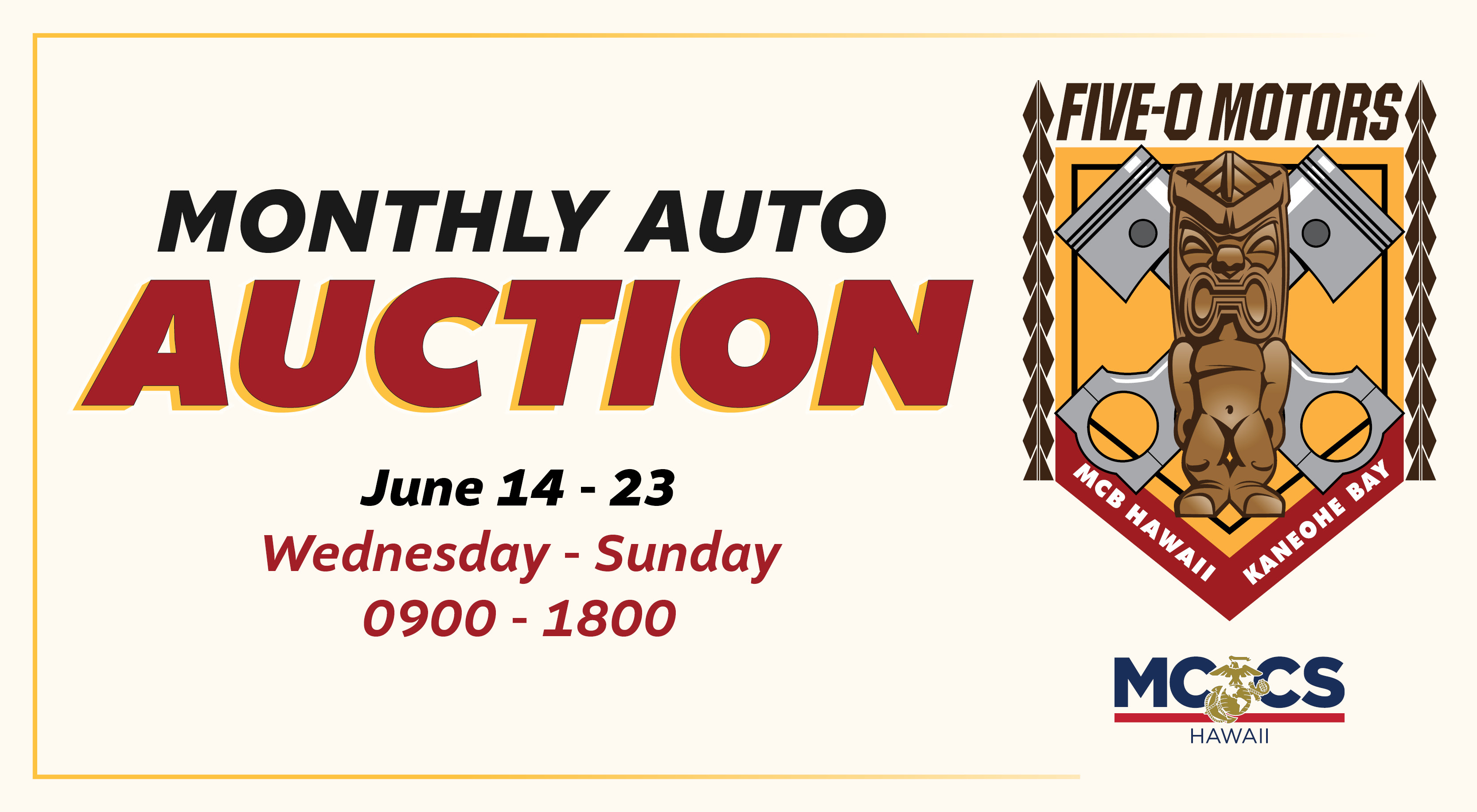 Monthly Auto Auction