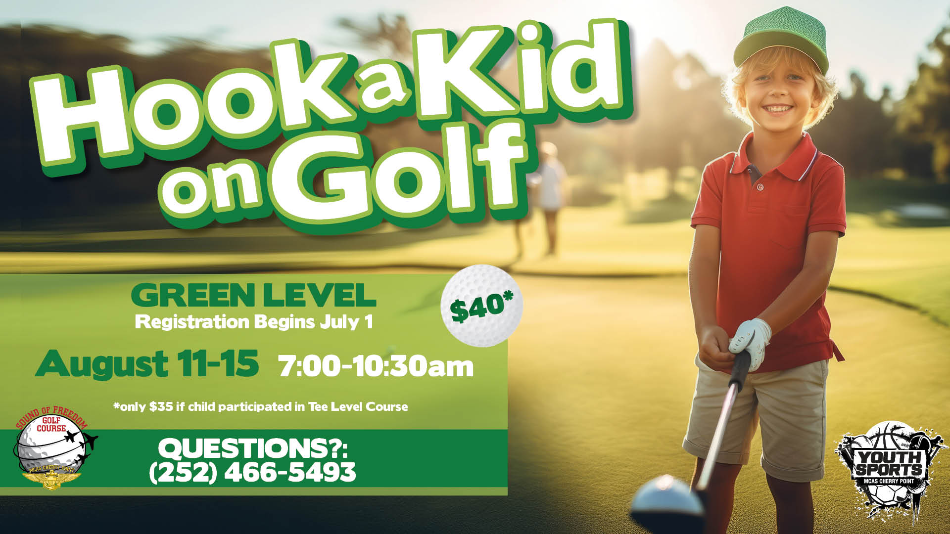 Hook a Kid on Golf - Green Level