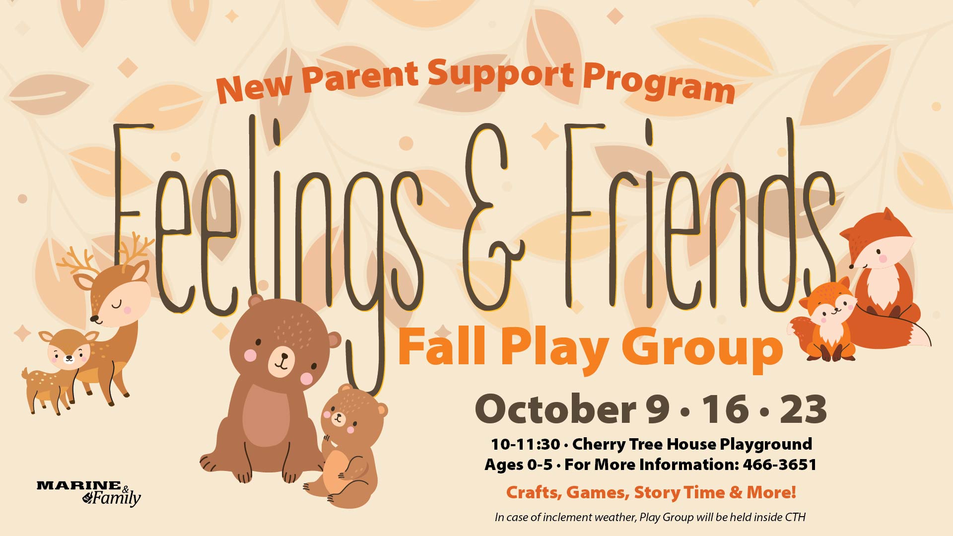 Feelings & Friends Fall Play Group