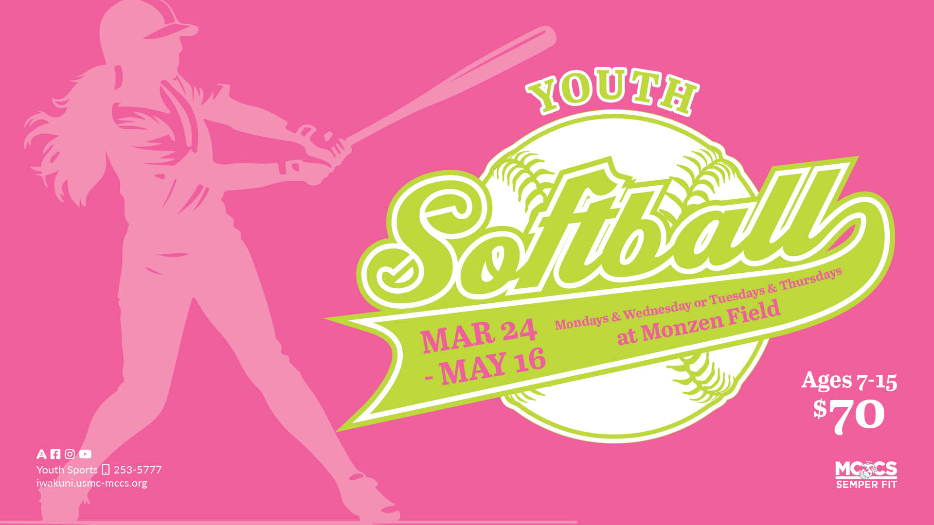 Youth Sports Softball Season